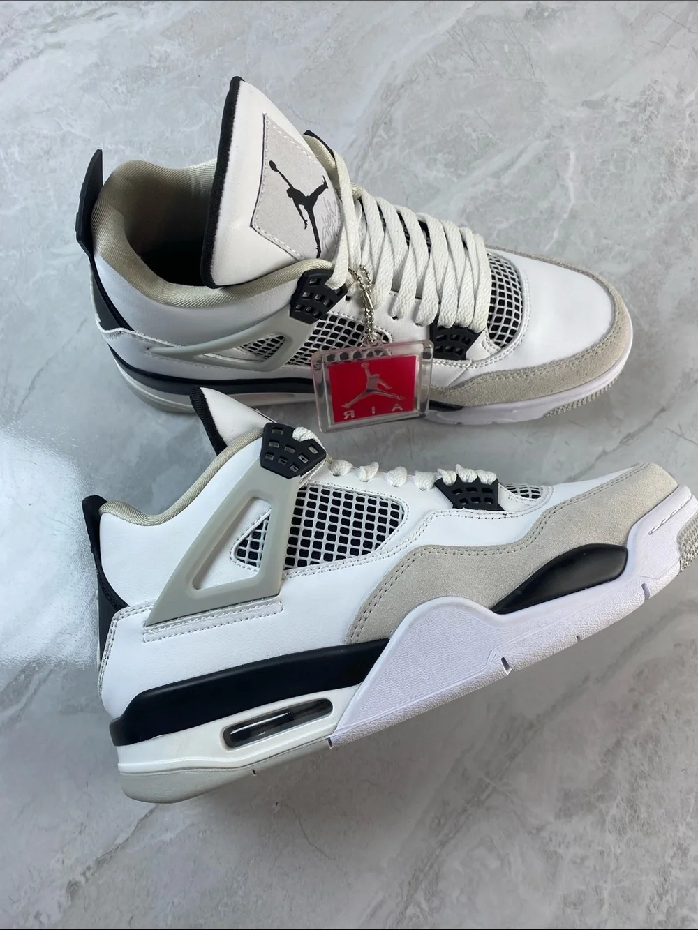 Jordan Men’s Sneakers in White, Black, Cream